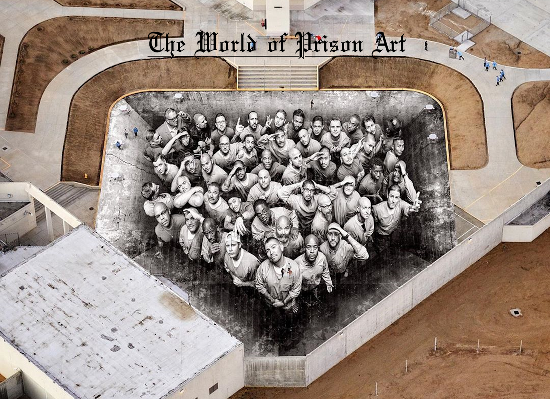 Street Art by JR - At TEHACHAPI Maximum Security prison - STREET ART UTOPIA