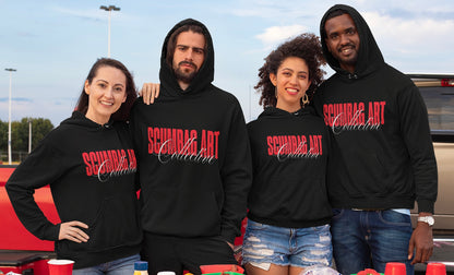 Elegant Hoodie with Scumbag Art Collective Print for Cozy Style