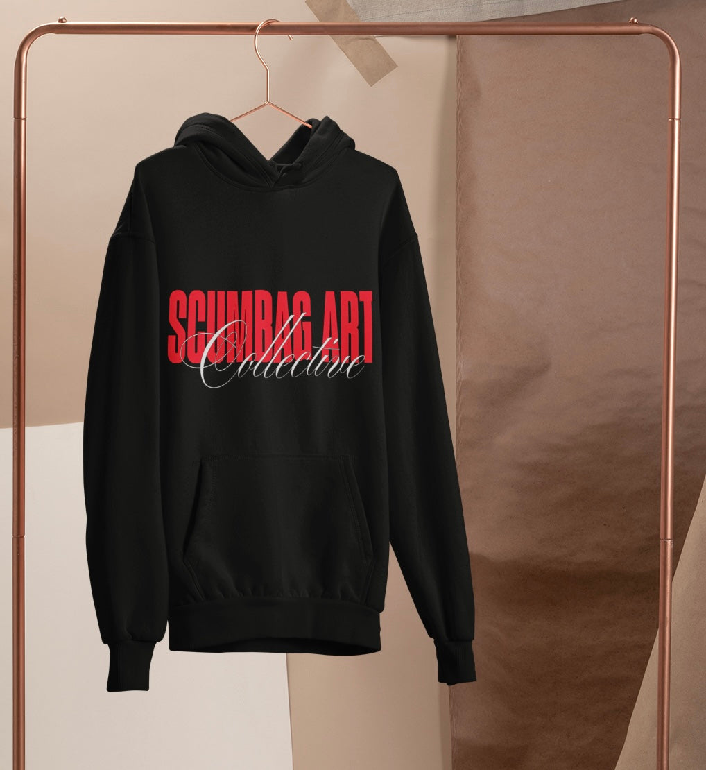 Elegant Hoodie with Scumbag Art Collective Print for Cozy Style