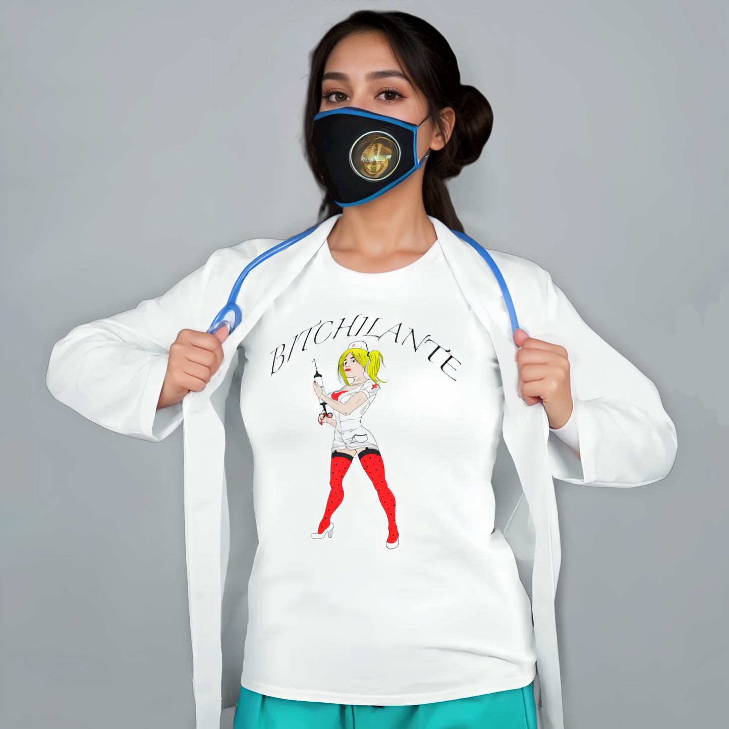 Bitchilante T-Shirt by Scumbag Art Collective for Nurses