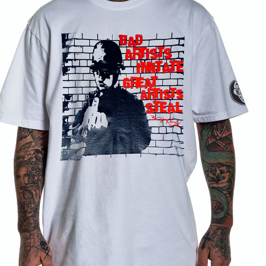 Banksy Inspired T-Shirt from Scumbag Art Collective