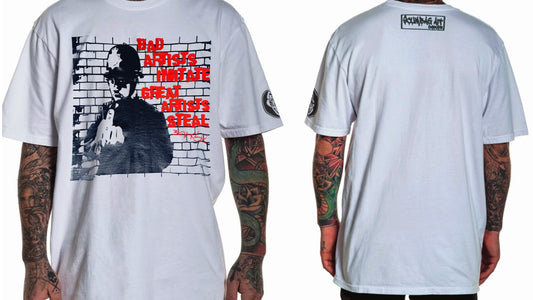 Banksy Inspired T-Shirt from Scumbag Art Collective